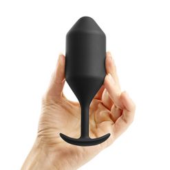 B-Vibe Snug Plug 3 Black - Aphrodite's Pleasure