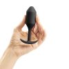 B-Vibe Snug Plug 2 Black - Aphrodite's Pleasure