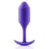 B-Vibe Snug Plug 2 Purple - Aphrodite's Pleasure