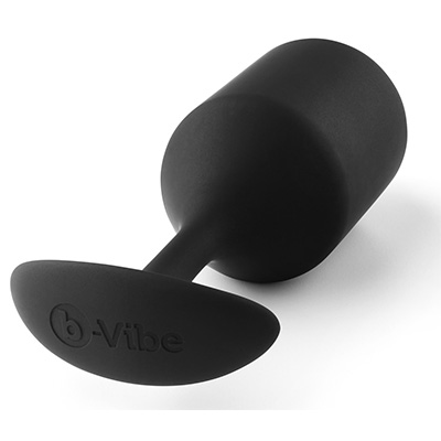 B-Vibe Snug Plug 3 Black - Aphrodite's Pleasure