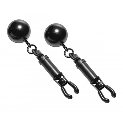 Black Bomber Nipple Clamps - Aphrodite's Pleasure