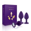 Booty Plug Set Purple - Aphrodite's Pleasure