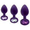 Booty Plug Set Purple - Aphrodite's Pleasure