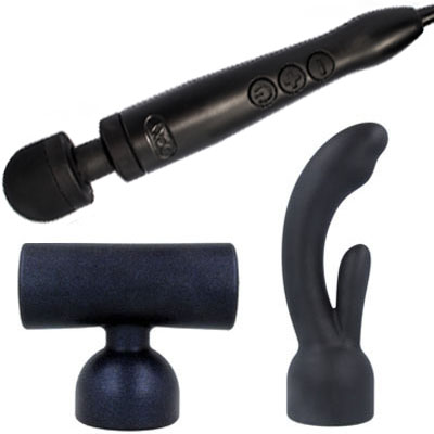 Doxy #3 Couples Set Matte Black - Aphrodite's Pleasure