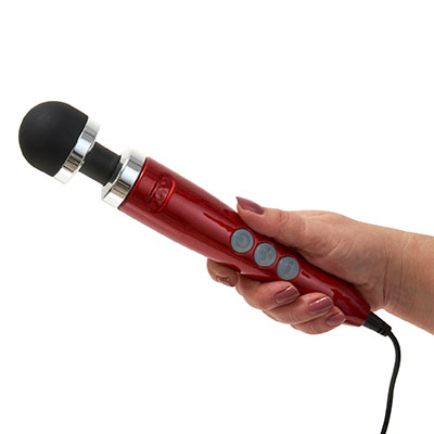 Doxy #3 Die Cast Massager - Metallic Red - Aphrodite's Pleasure