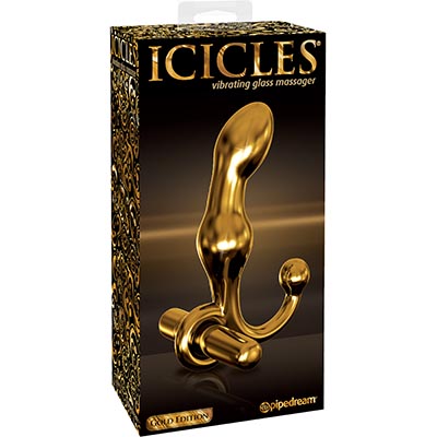 Icicles Gold G08 Glass Plug - Aphrodite's Pleasure