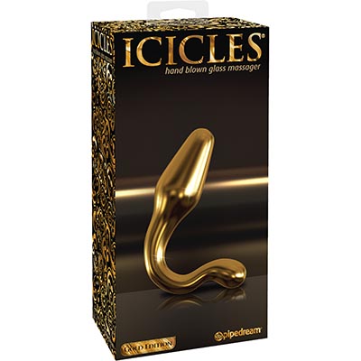 Icicles Gold G12 Glass Plug - Aphrodite's Pleasure