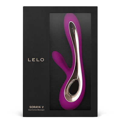 Lelo Soraya 2 Rabbit Vibrator - Deep Rose - Aphrodite's Pleasure