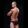 Envy Logo Mesh Brief Black Back - Aphrodite's Pleasure