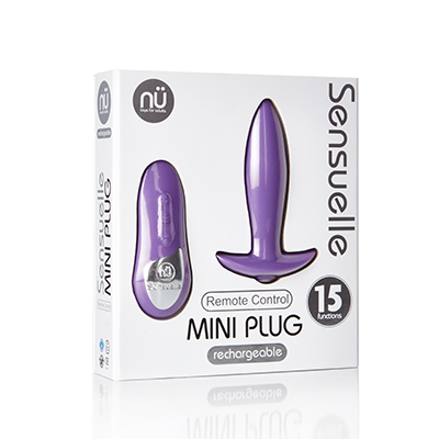 Nu Sensuelle Mini Remote Plug Purple - Aphrodite's Pleasure