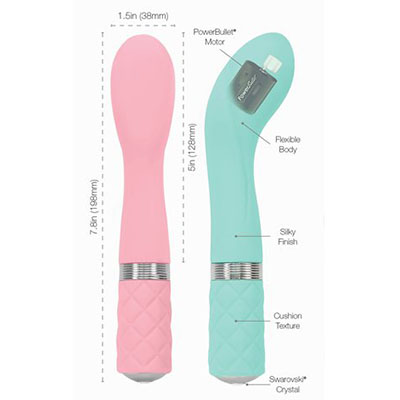 Pillow Talk Sassy G-Spot Vibrator - Aphrodite's Pleasure