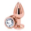 Rear Assets Clear Round Medium Plug - Aphrodite's Pleasure