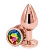 Rear Assets Multi Round Medium Plug - Rose Gold - Aphrodite's Pleasure