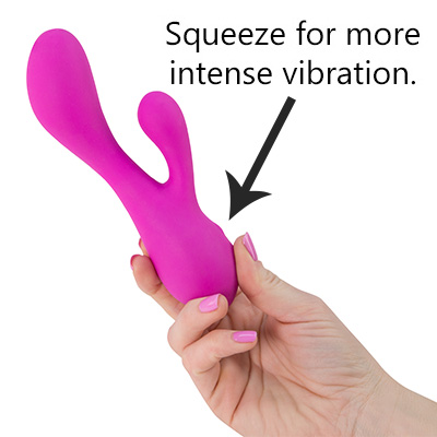 Swan Hug Rabbit Vibrator (Pink) - Aphrodite's Pleasure